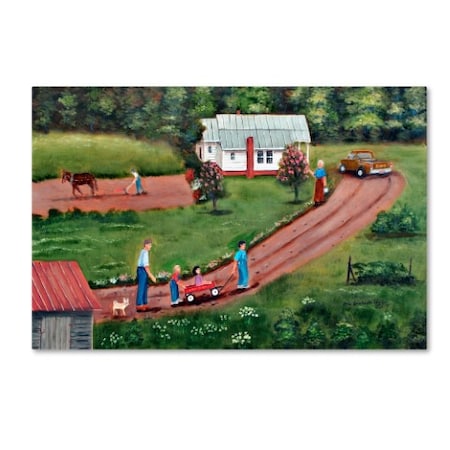 Arie Reinhardt Taylor 'The Hildebran Farm' Canvas Art,16x24
